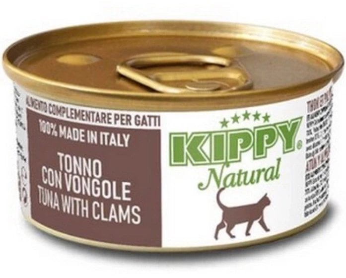 Vodafone Kippy Natural* Tuna & Clams - tuńczyk i małże puszka 70g