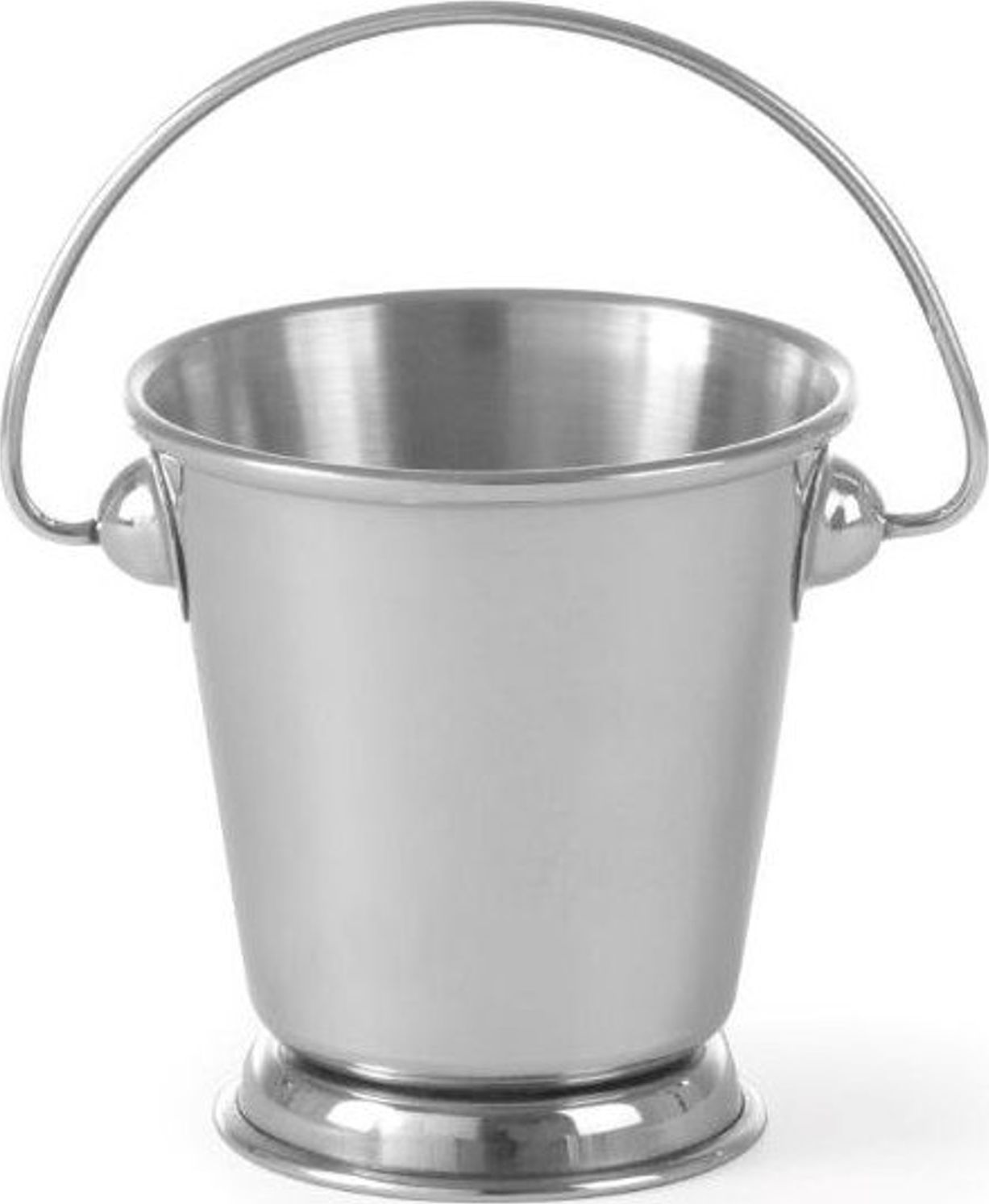 Hendi Wiaderko miniaturowe z uchwytem do przekąsek ze stali nierdzewnej śr. 87mm - Hendi 426364 Wiaderko miniaturowe z uchwytem do przekąsek ze stali