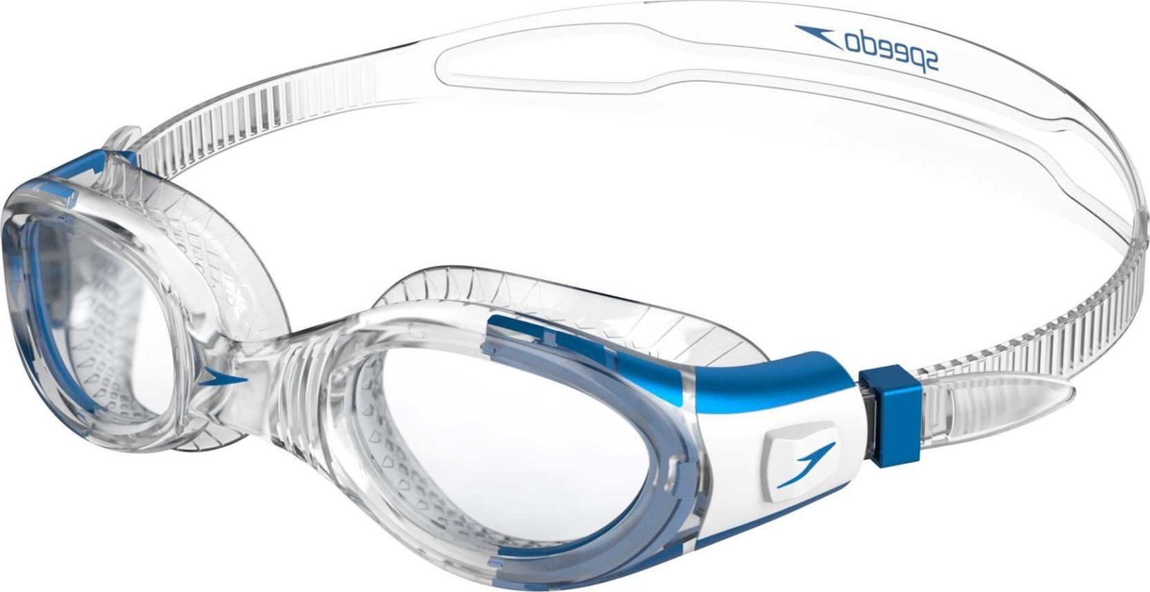 Speedo Okulary Pływackie Junior Clear/Blue Biofuse