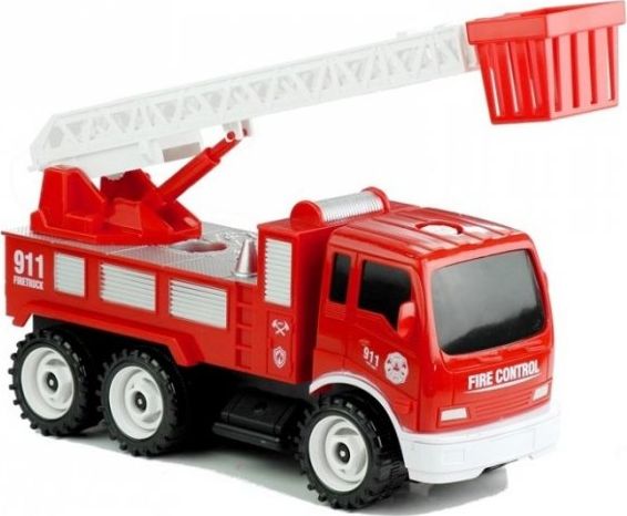 Lean Sport Zestaw Strażaka Wóz Hełm Gaśnica Piła 14 Elementów