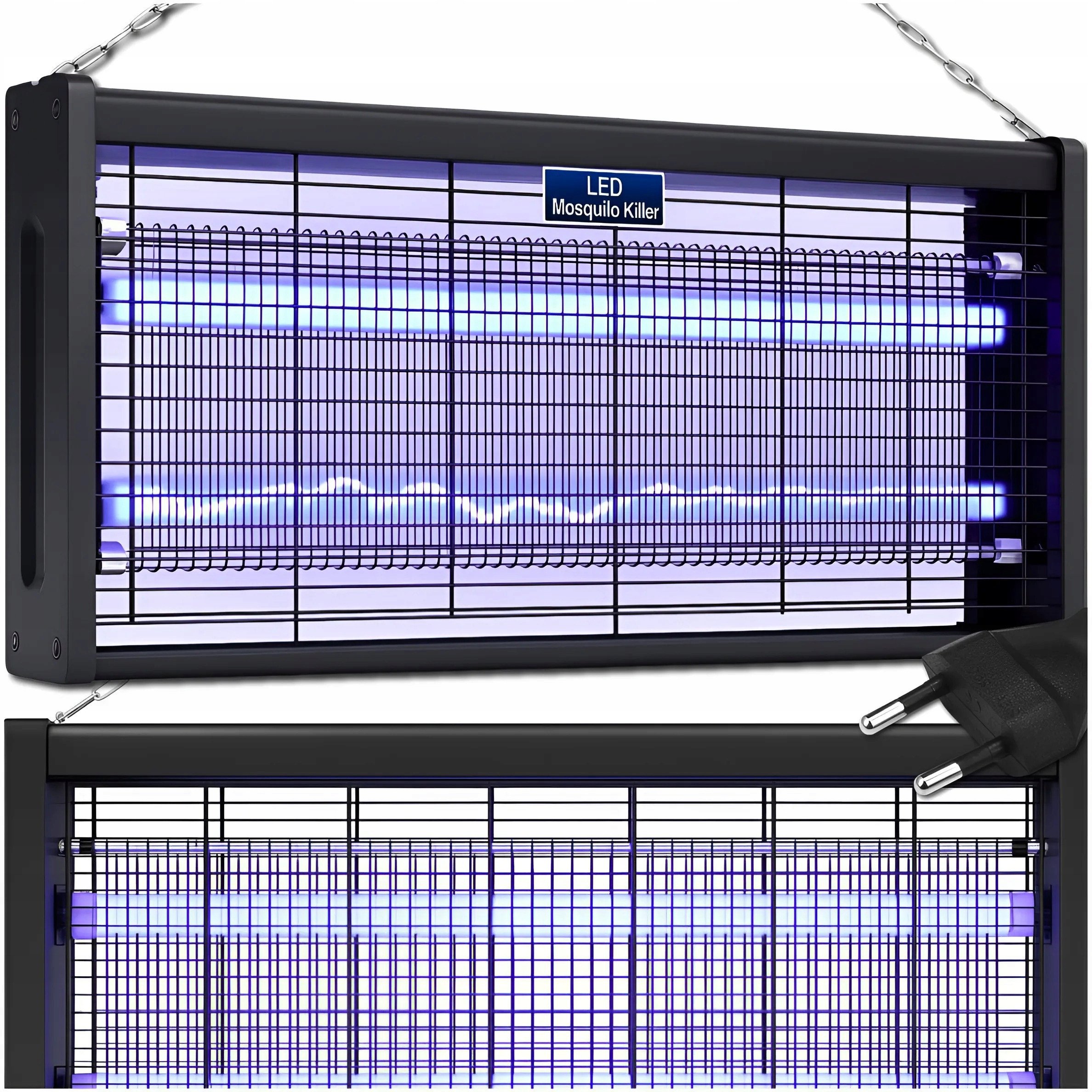 LAMPA OWADOBÓJCZA UV NA OWADY KOMARY ĆMY MOLE DUŻA SKUTECZNA MOCNA 60W