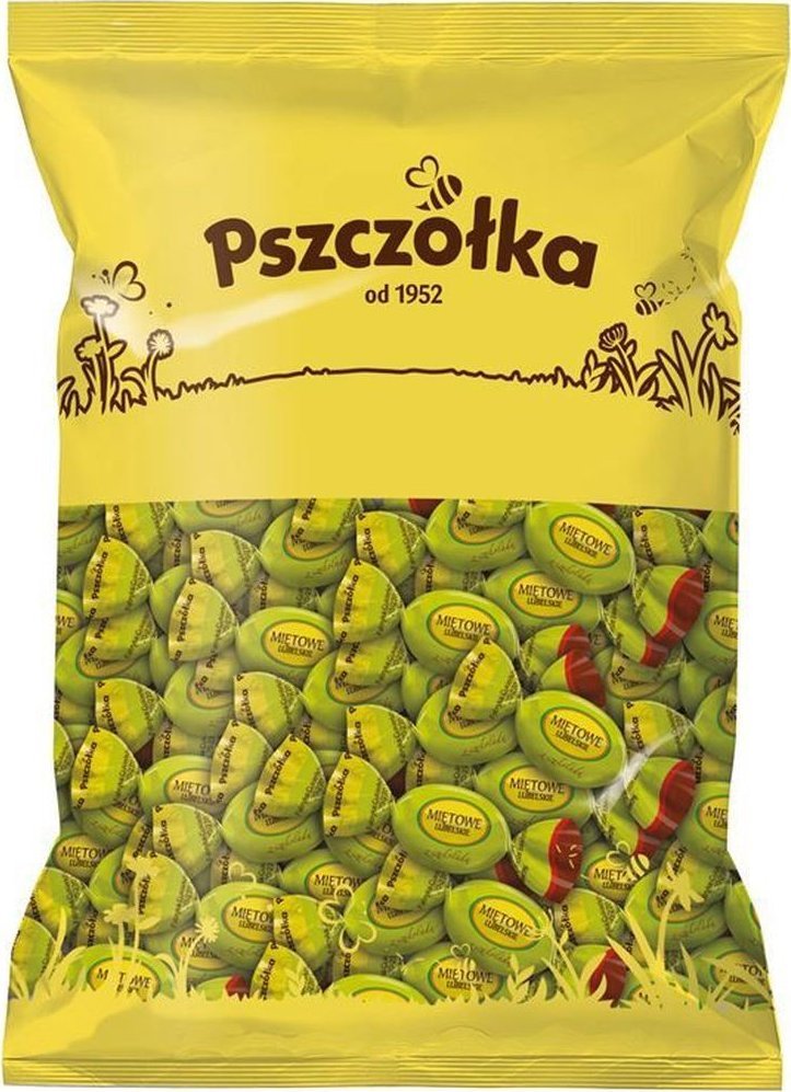 Pszczółka Cukierki miętowe lubelskie z czekoladą 1 kg