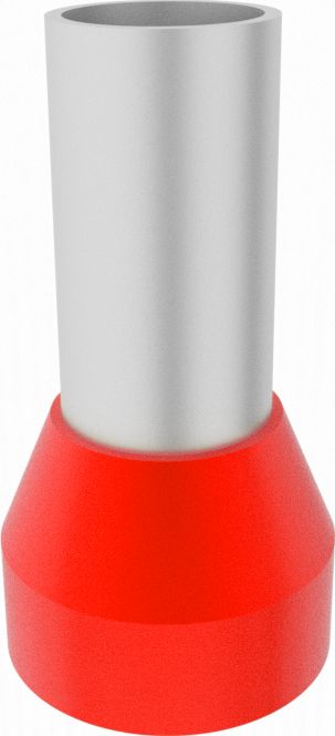 Elpromet 10szt. E 35/16mm Końcówka tulejkowa izolowana 35mm2 czerw. E35-16 Elpromet 0330