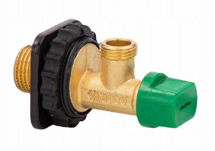 Zawór kątowy, 1/2GZ x 3/8GZ A 80