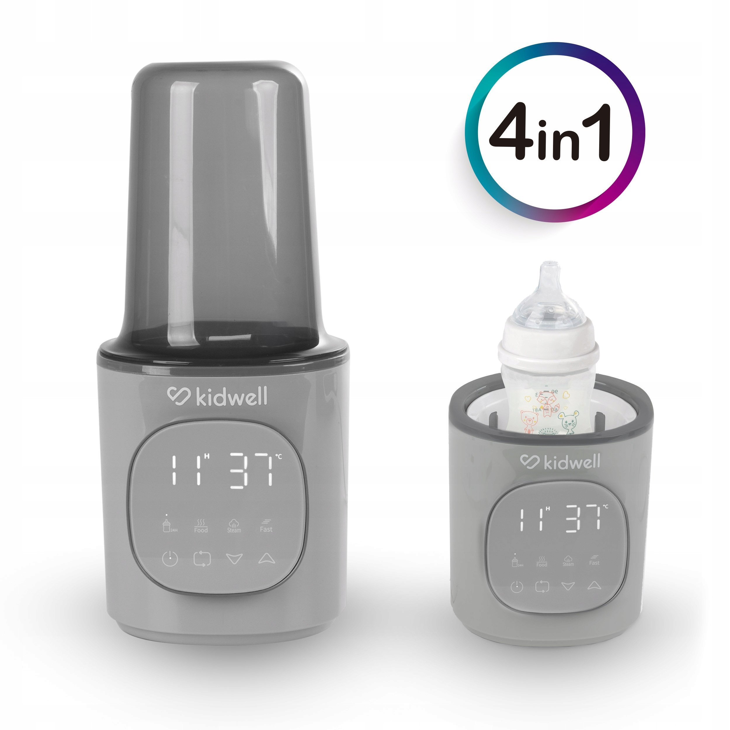 KIDWELL PODGRZEWACZ DO BUTELEK GALA GREY 5906601706462