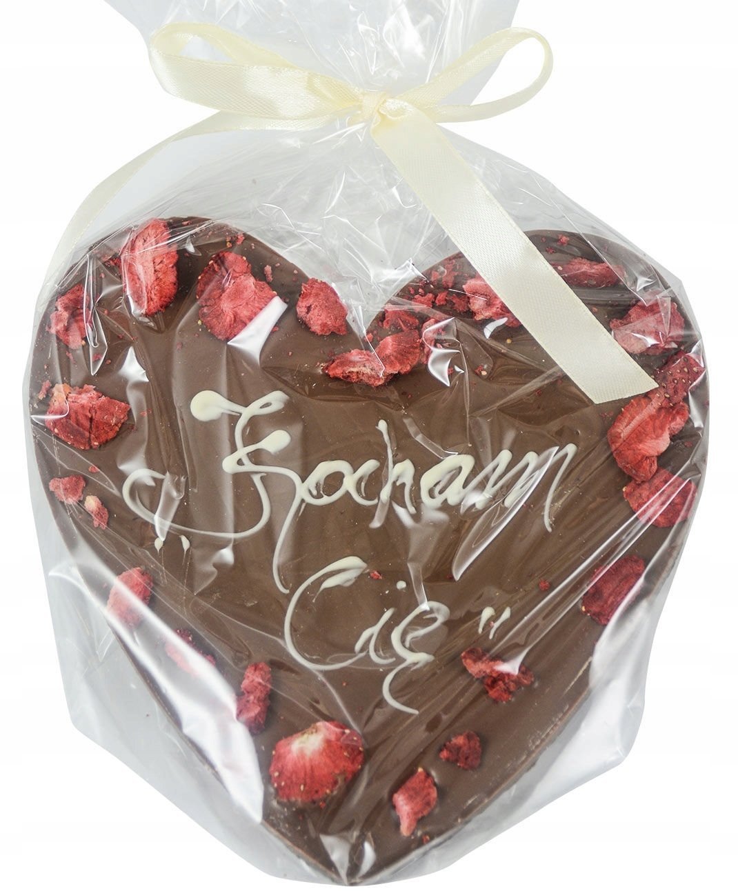 M.Pelczar Chocolatier Serce z mlecznej czekolady z napisem Kocham Cię 130g