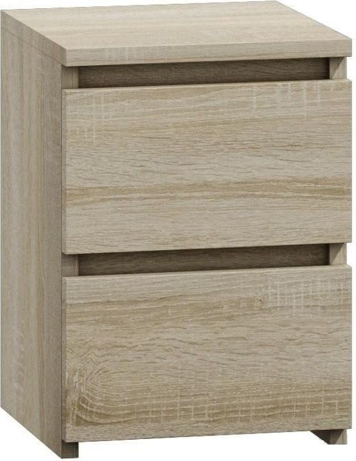 Topeshop Szafka komoda stolik nocny 2 szuflady m2 sonoma (M2 SONOMA)