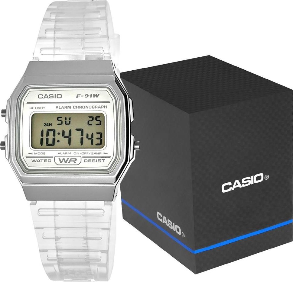 Zegarek Quartz Zegarek Damski CASIO F-91WS-7EF