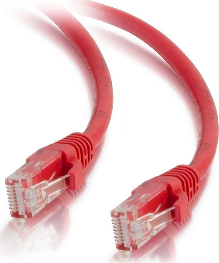 C2G Kabel / 3 m Mlded/Btd Red CAT5E PVC UTP PATC