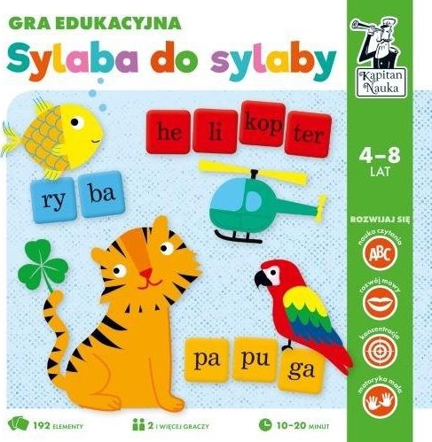 Edgard Kapitan Nauka. Gra edukacyjna. Sylaba do sylaby