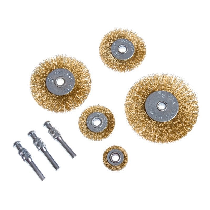 KIT OF DISK SCRUB BRUSHES 8 PCS.