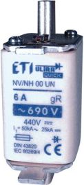 Eti-Polam Wkładka bezpiecznikowa NH00 50A gR 690V M00UQ U-N (004331209)