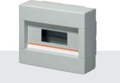 Elettrocanali Rozdzielnica modułowa natynkowa 1x12 bez drzwi seria 610 szara (EC61012)