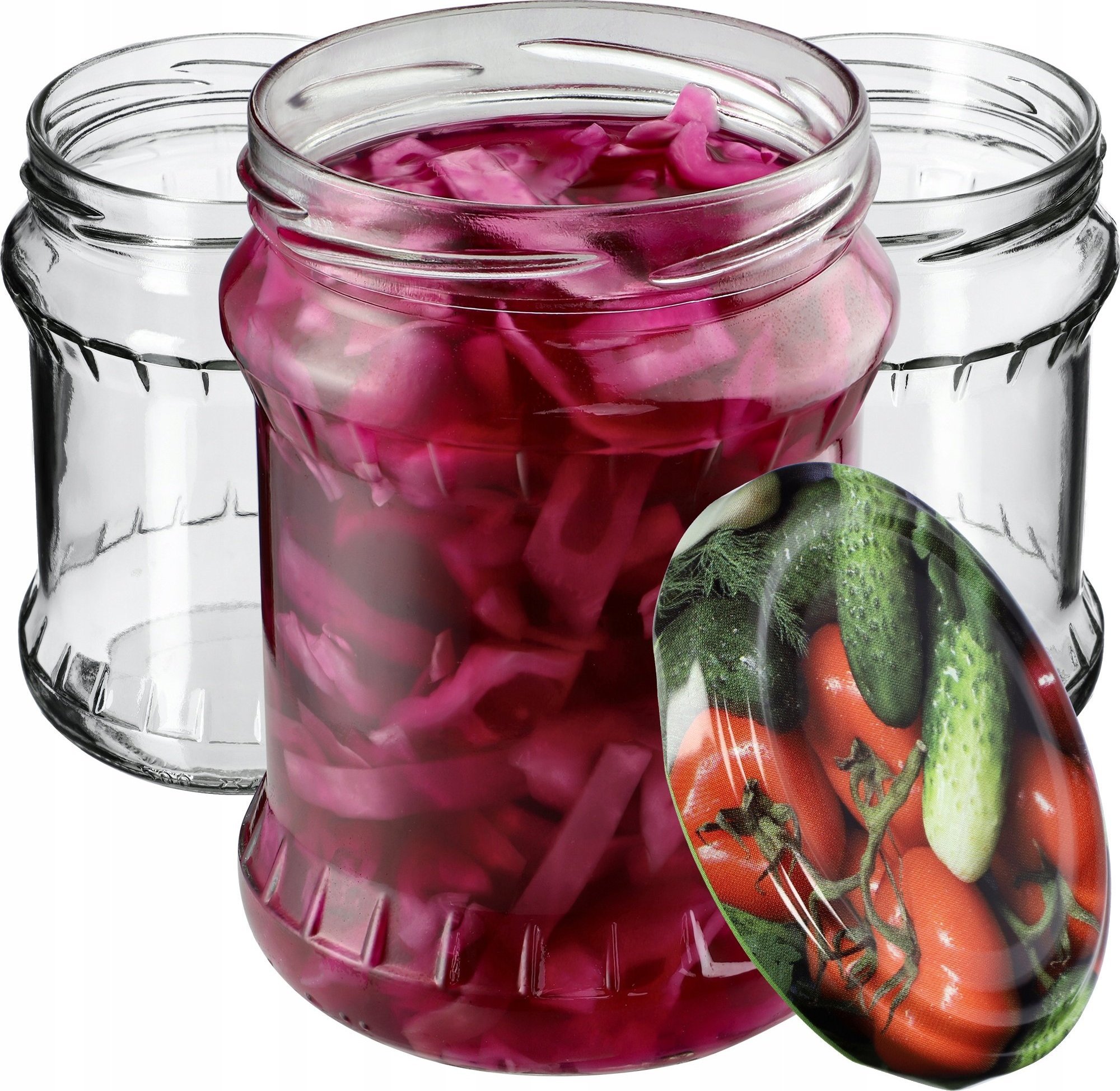 Kadax 24x Słoik Na Przetwory 500ml Dżem Wieczko fi82