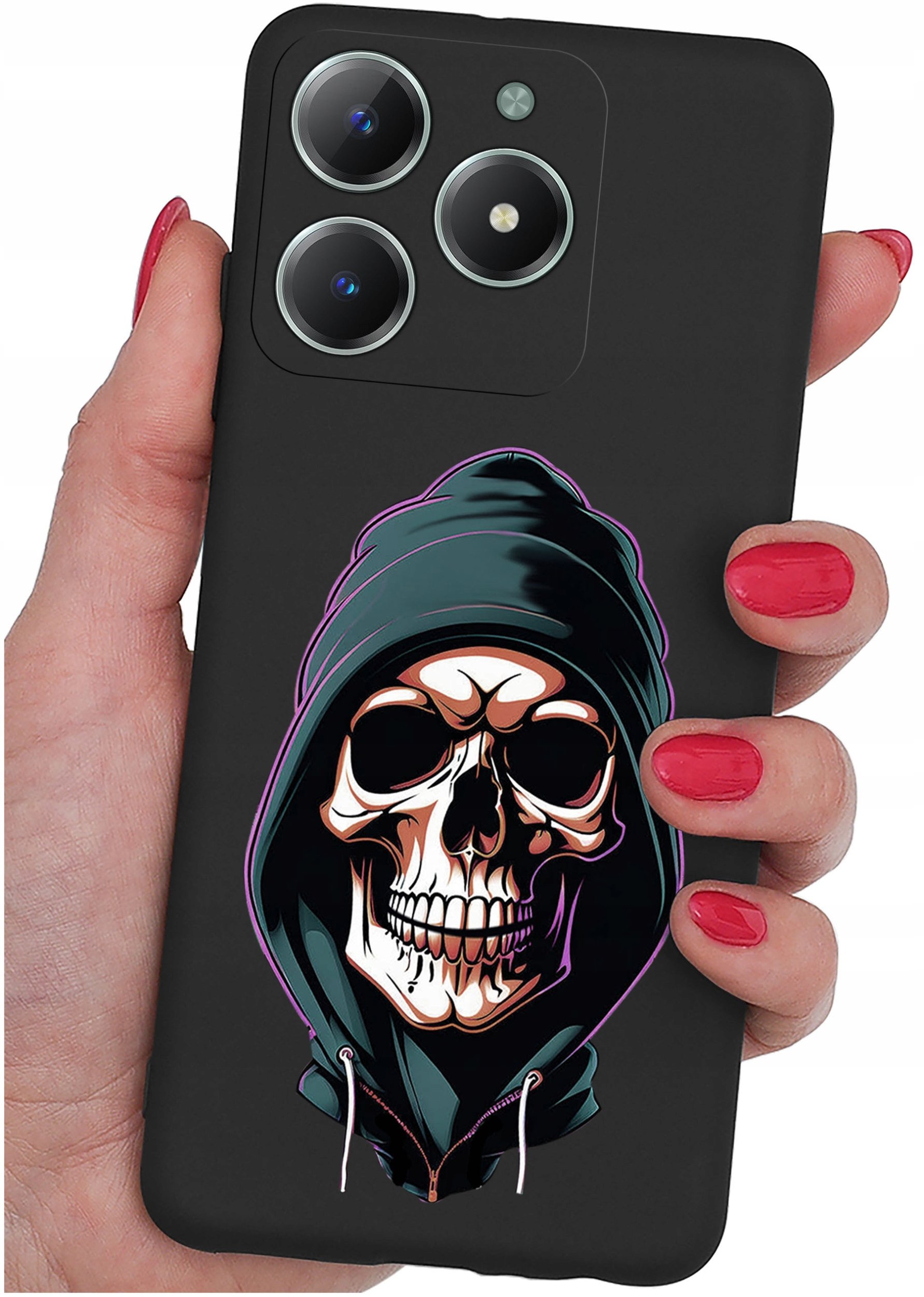 Etui do Realme C61 | C63 WZORY |SILIKONOWE MATT CASE + SZKŁO 9H