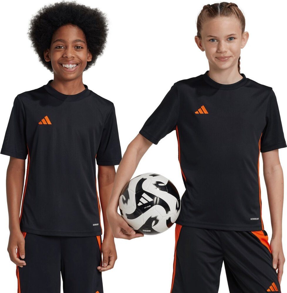 Adidas Koszulka dla dzieci adidas Tabela 23 Jersey czarna JJ1156 164cm