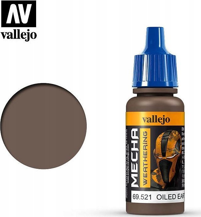 Vallejo Vallejo: 69.521 - Mecha Weathering - Oiled Earth Wash (17 ml)
