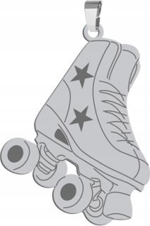 Radziszewska Jewellery Srebrna Zawieszka Wrotki GRAWER GRATIS