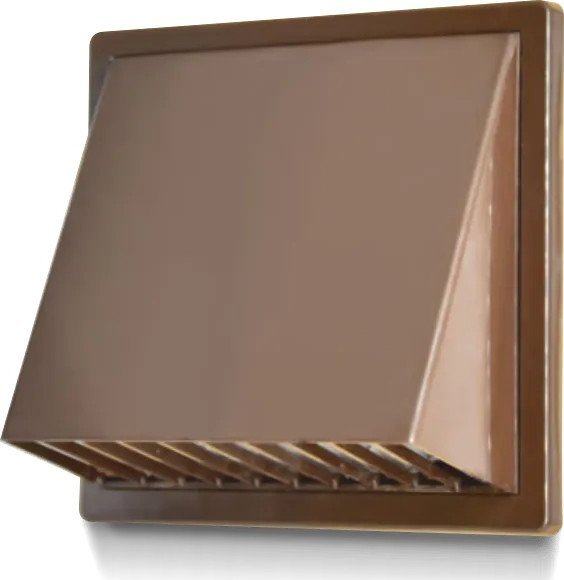 airRoxy KRATKA WENTYLACYJNA/WYLOT Z OKAPEM 170*170,FI 125, BRÄZ