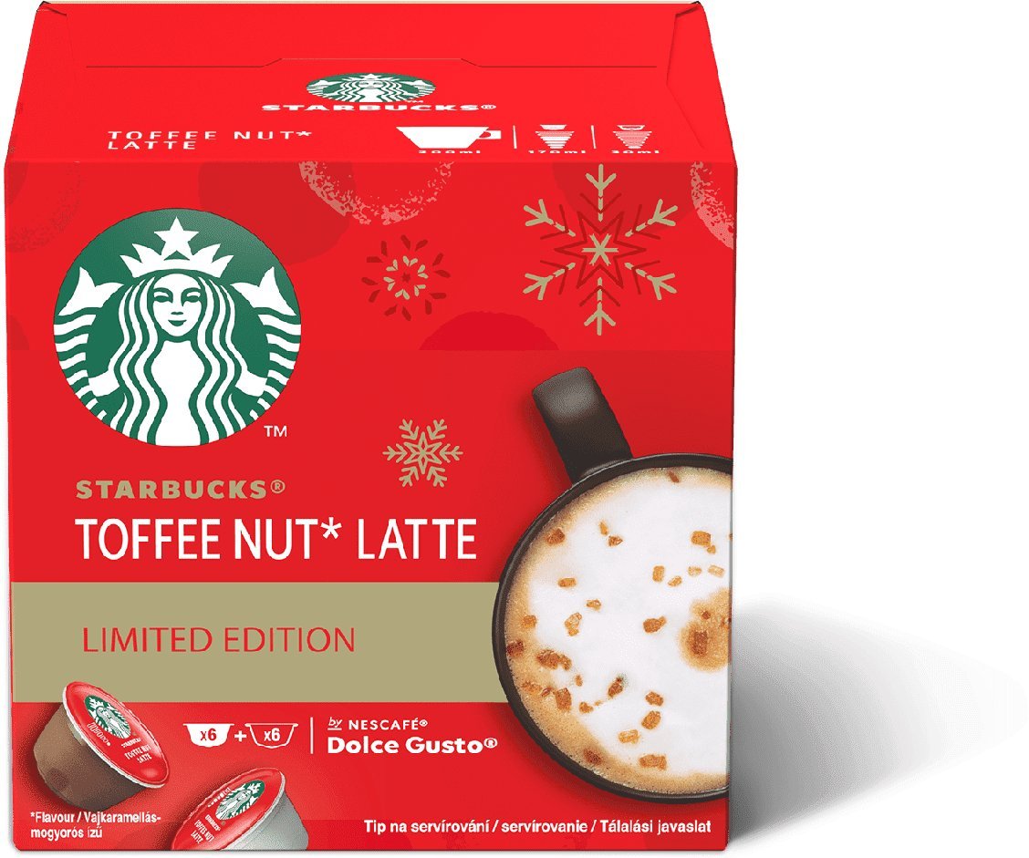 Starbucks Kapsułki Nescafé Dolce Gusto Toffee Nut Latte 12szt.HOLIDAY BLEND