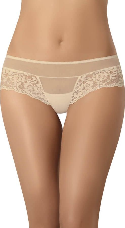 Teyli Brazyliany koronkowe Betti beżowe S Beżowy