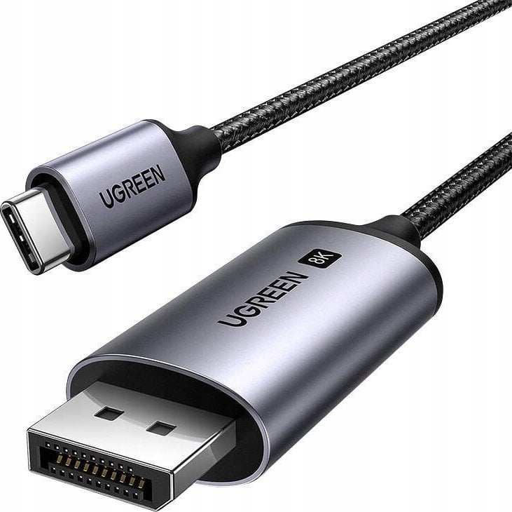 Kabel USB Ugreen USB-C - DisplayPort 1 m Czarny (6941876221578)