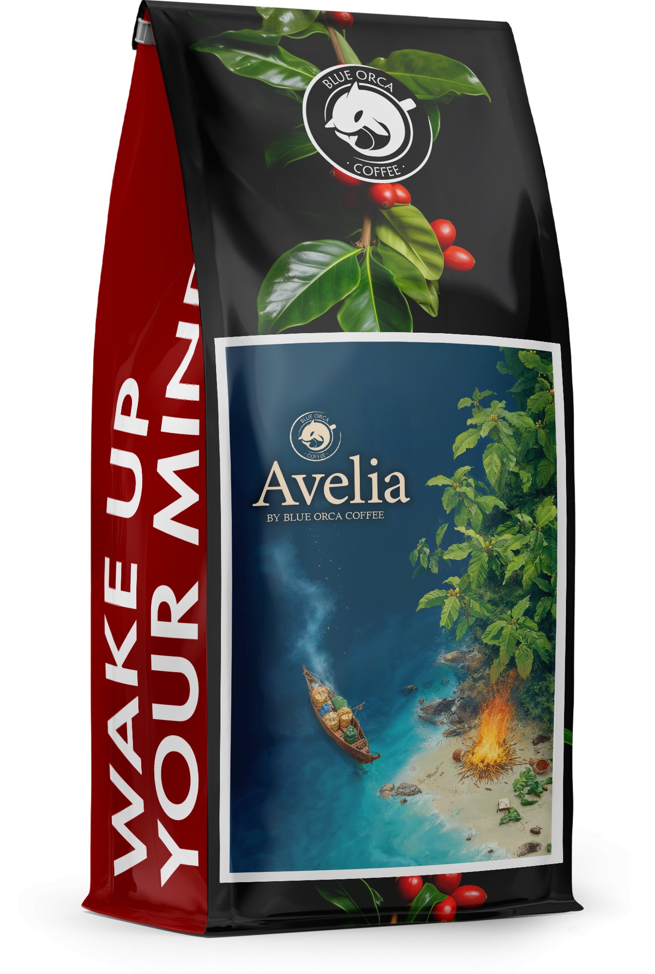 Kawa ziarnista 1kg AVELIA 100% Arabica Świeżo palona idealna na prezent