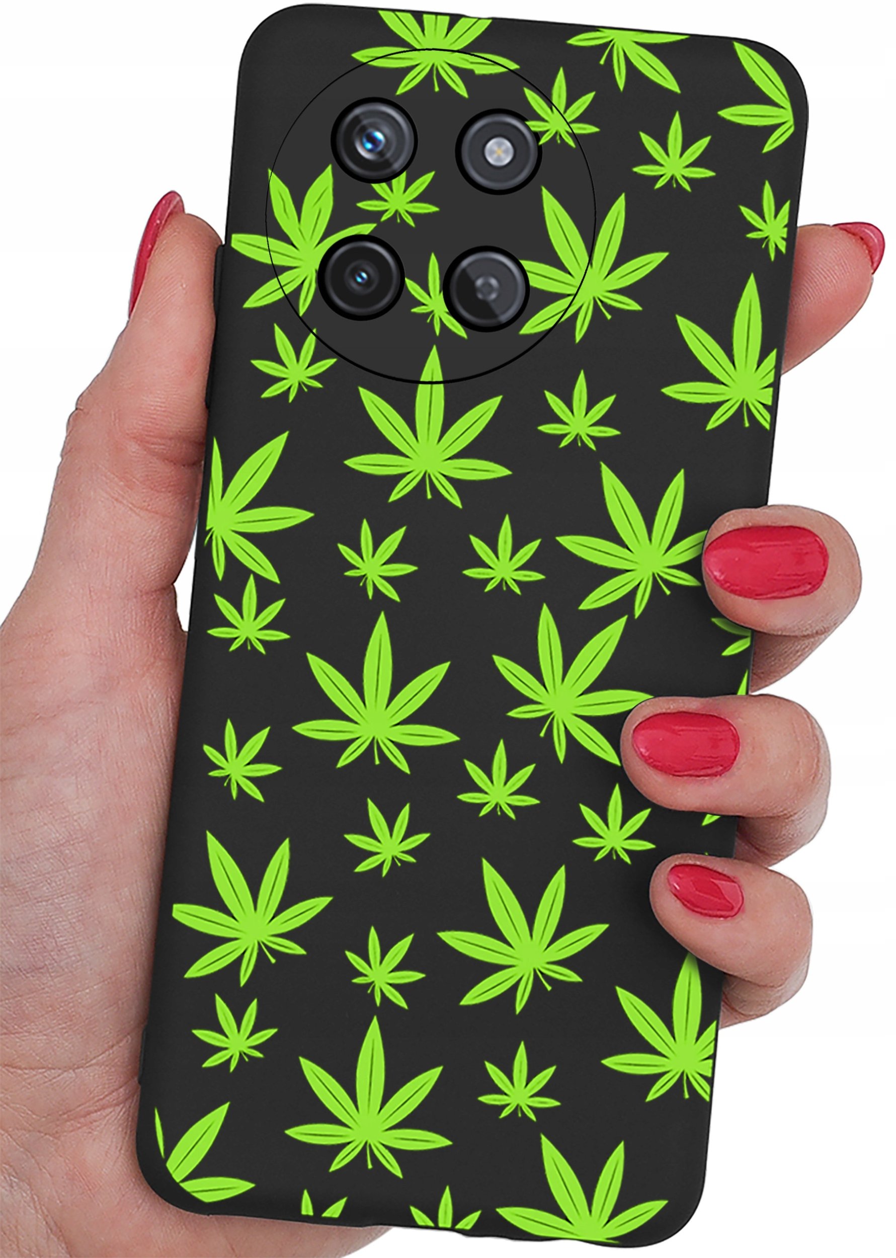 Etui do Realme 11 4G CASE WZORY MATT PLECKI + SZKŁO OCHRONNE 9H