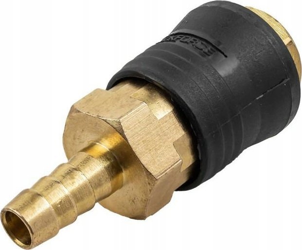 Rockforce Złącze do szybkiego rozłączenia pneumatyczne z zaworem, gwint zewnętrzny 3/8" (ONE TOUCH)