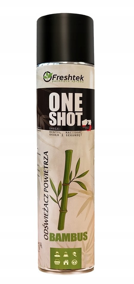 FRESHTEK ONE SHOT ODŚWIEŻACZ 600ml BAMBUS