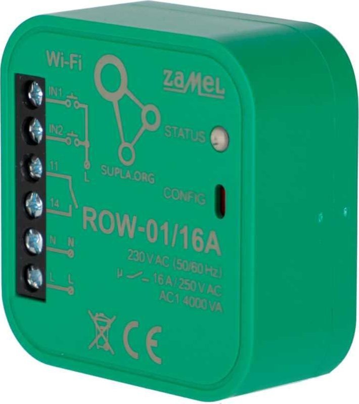 Zamel Supla - odbiornik 1-kanałowy dopuszkowy Wi-Fi ROW-01/16A
