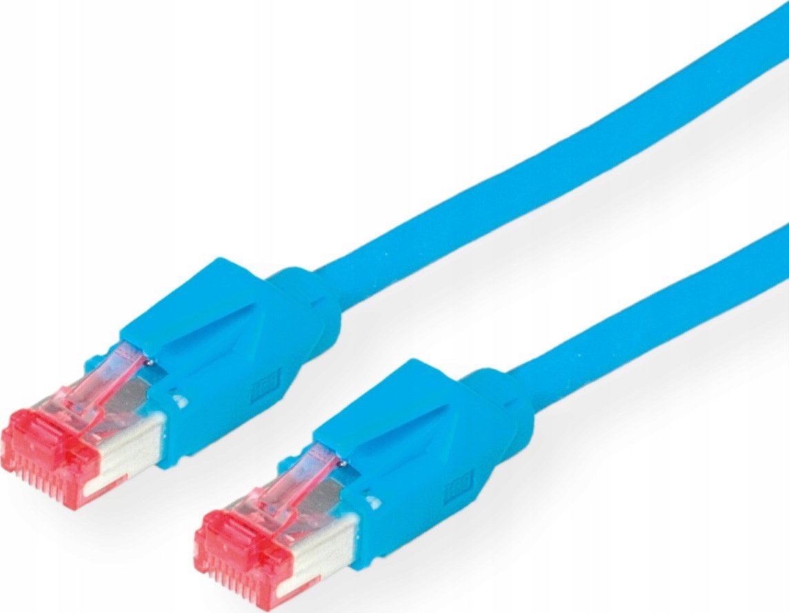 Datwyler DÄTWYLER S/FTP Patch Cord Cat.6 (Class E), CU 7702 flex LS0H, Hirose TM21, niebieski, 0,5 m