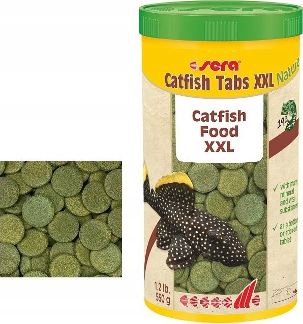 Sera Catfish Tabs Nature XXL 1.000 ml, tabl. - pokarm dla bocji i ryb sumokształtnych