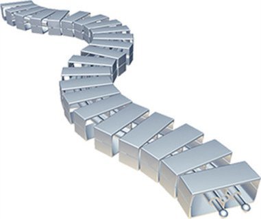 Bachmann Wąż kablowy BACHMANN Cube, srebrny