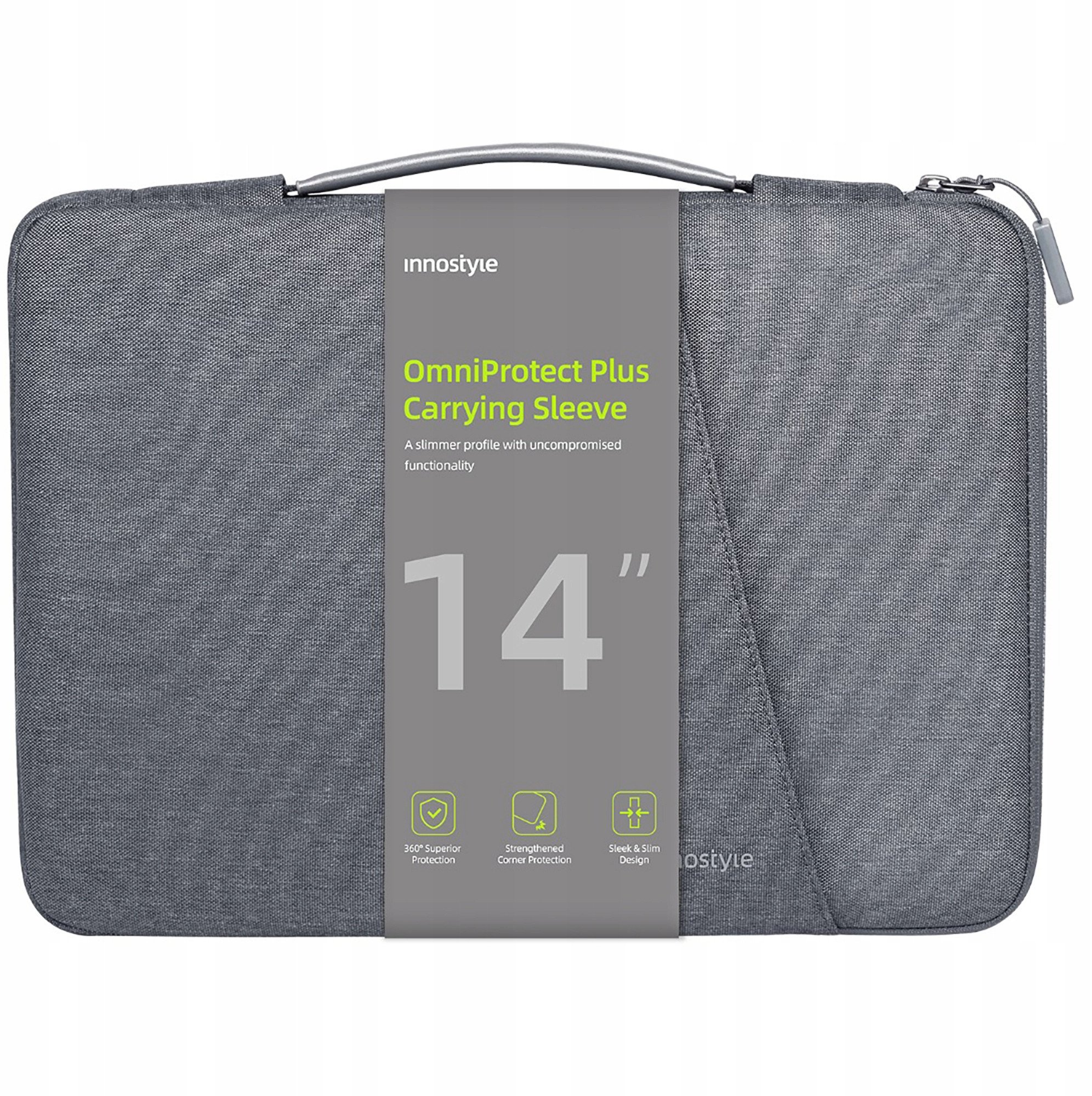 INNOSTYLE TORBA NA LAPTOPA 13 14 WODOODPORNA ETUI OMNIPROTECT PLUS SZARA