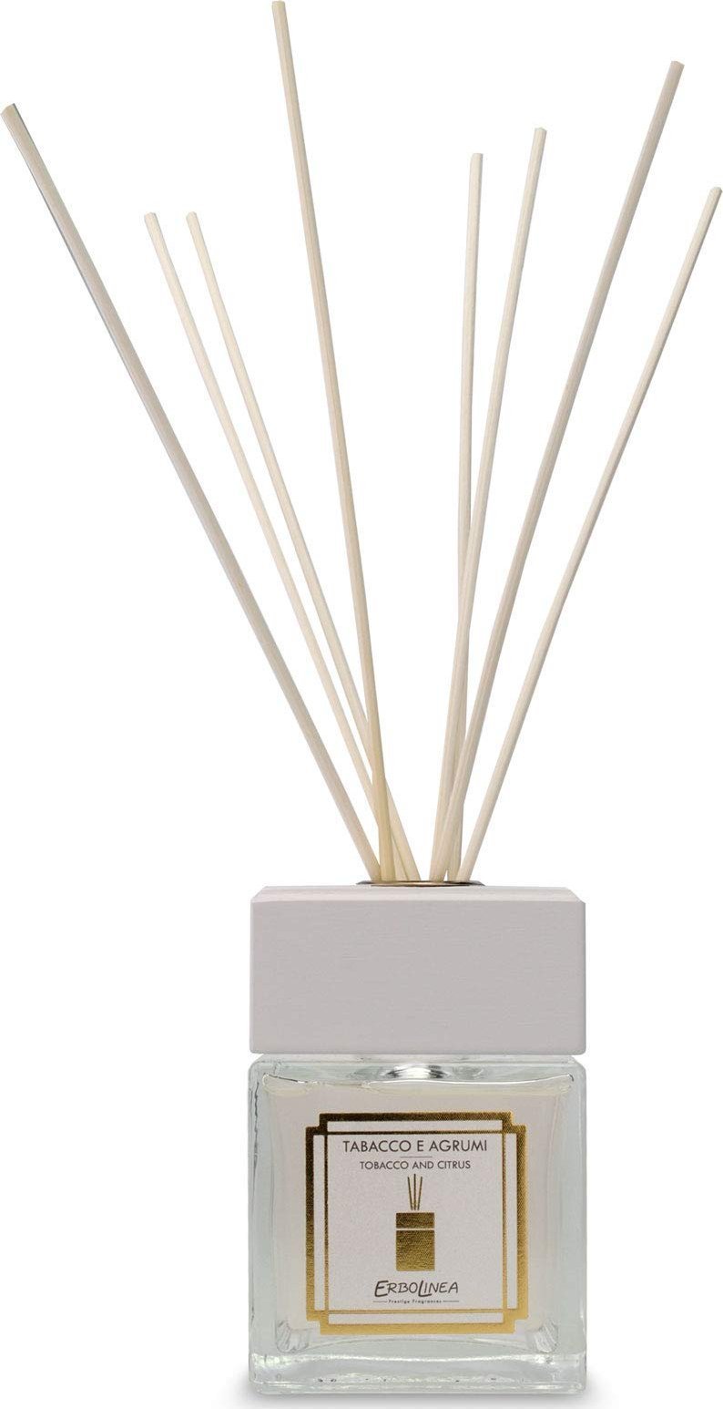 Dyfuzor zapachowy Aromika Erbolinea Kvapas namams su lazdelėmis Tabacco E Agrumi, 50 ml ERBAMBTABAC50