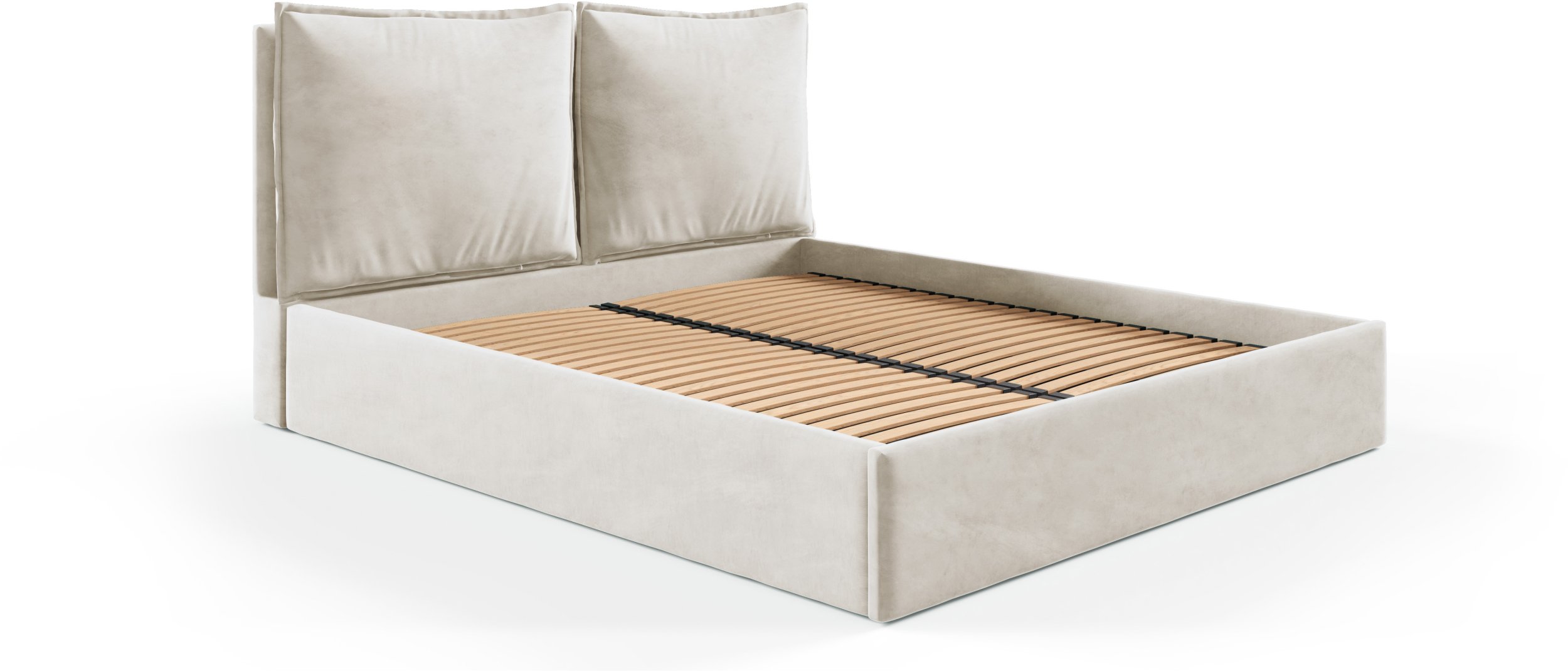 Łóżko GLAM II 160x200 drewniany stelaż PRODUCENT riviera 21