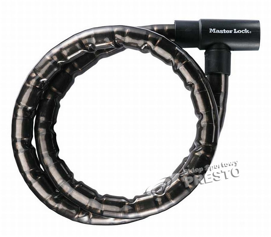 MasterLock Zapięcie rowerowe MASTERLOCK QUANTUM 8115 22mm 120cm KLUCZYK czarne - MRL-8115EURDPS