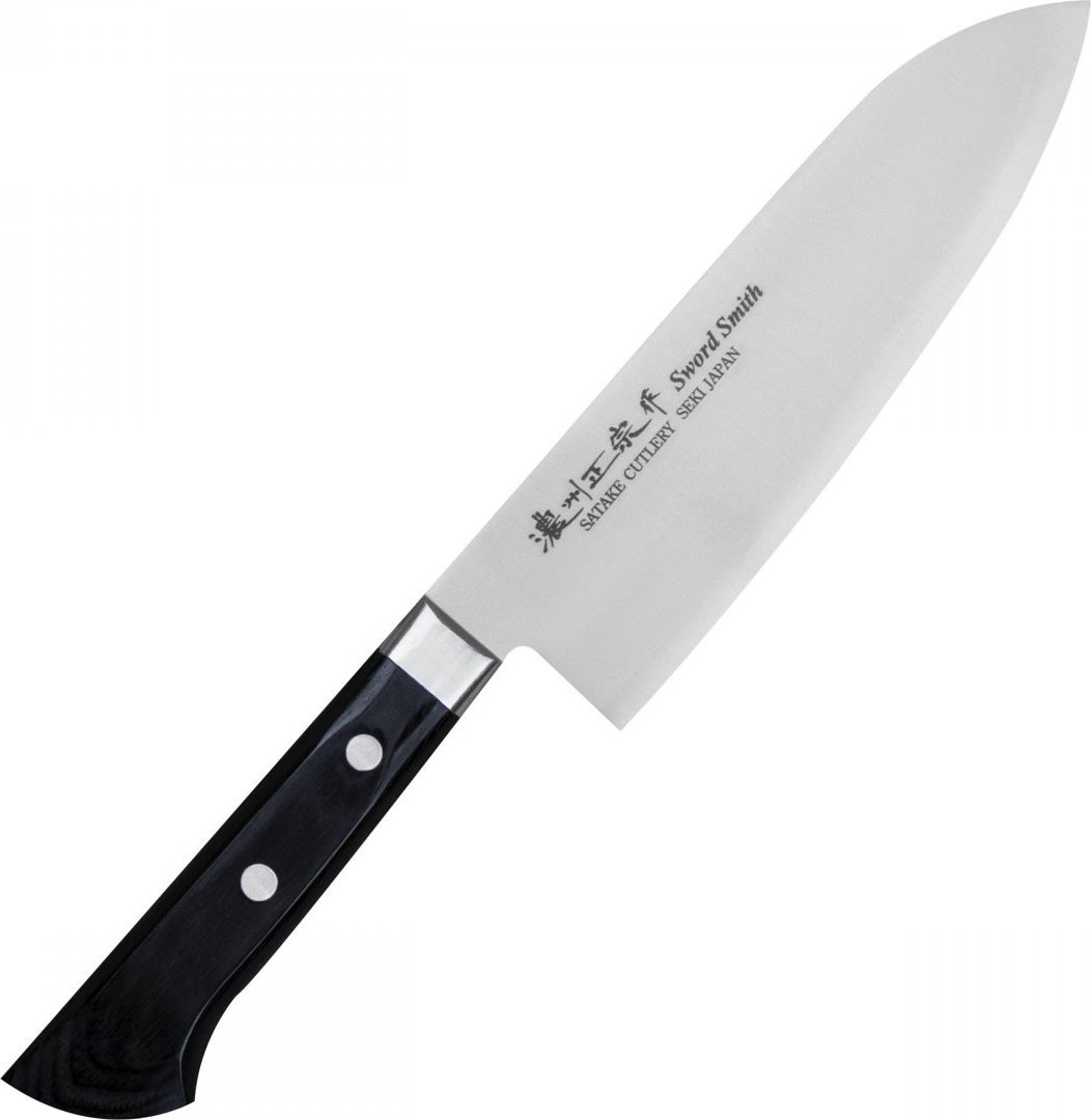 Satake Cutlery Mfg Unique Aogami#2 Nóż Santoku 17 cm
