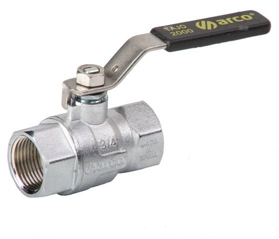 TAJO 2000 zawór kulowy, 3/4GW x 3/4GW, uchwyt rączka