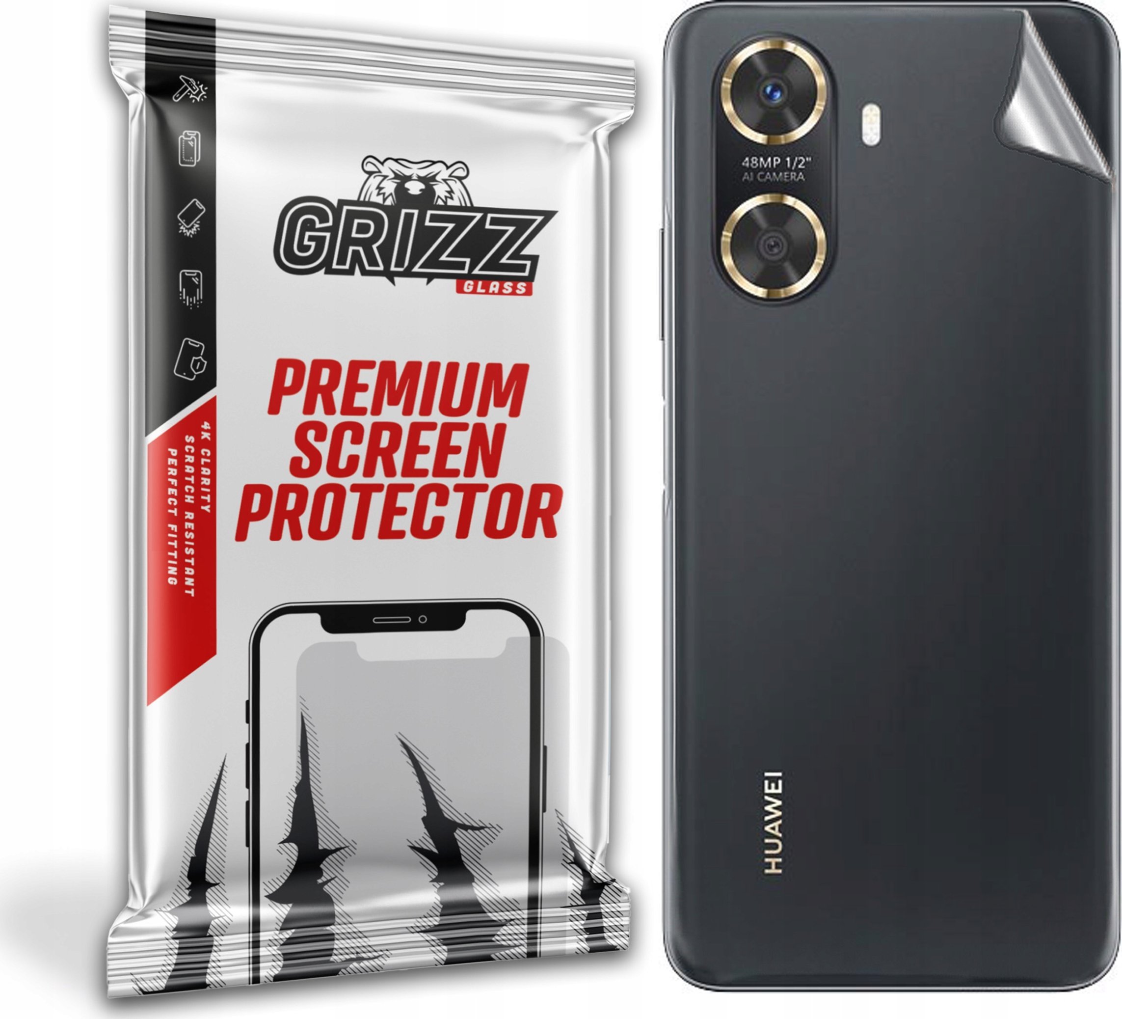 GrizzGlass Folia na tył GrizzGlass SatinSkin Huawei Enjoy 60