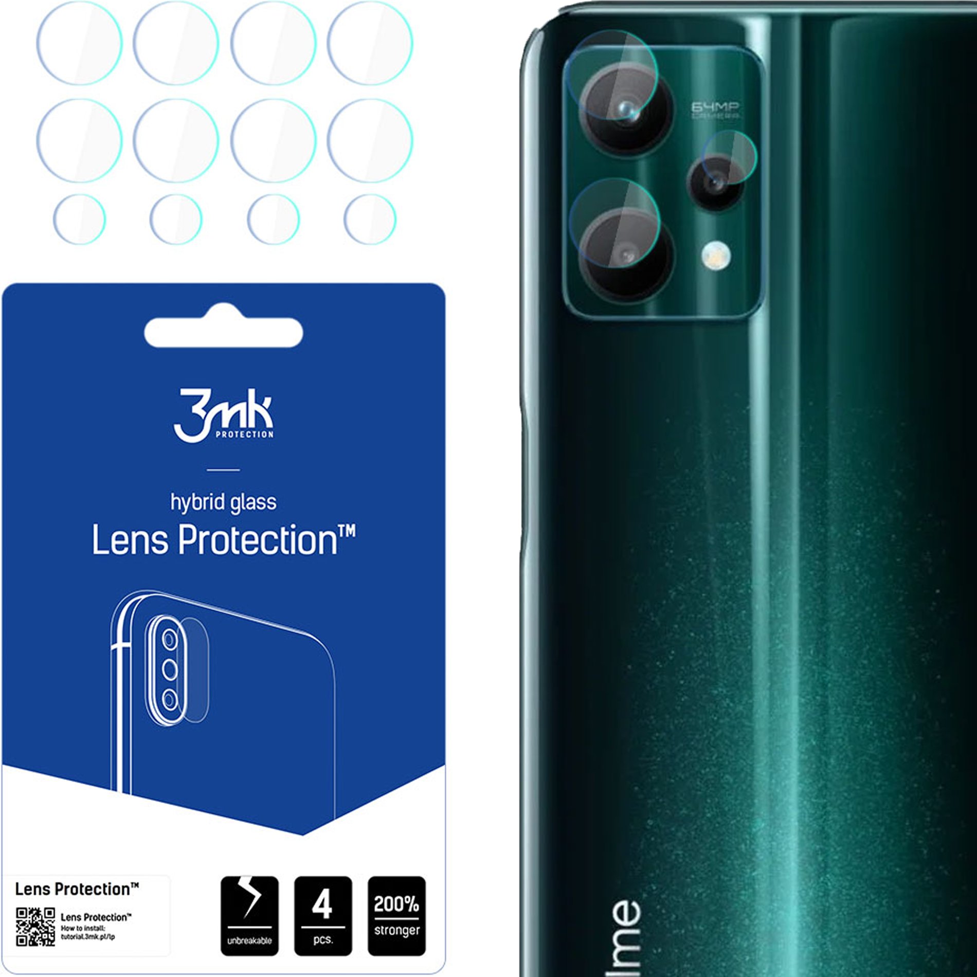 REALME V25 - 3MK LENS PROTECTION