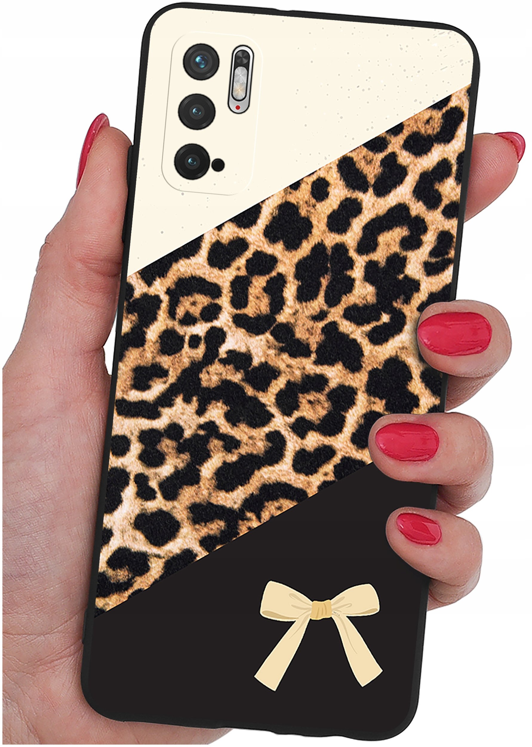 ETUI do Xiaomi Redmi Note 10 5G | WZORY | SILIKONOWE MATT CASE + SZKŁO 9H