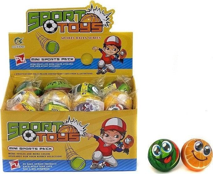 Piłeczka piankowa buźka (24szt)