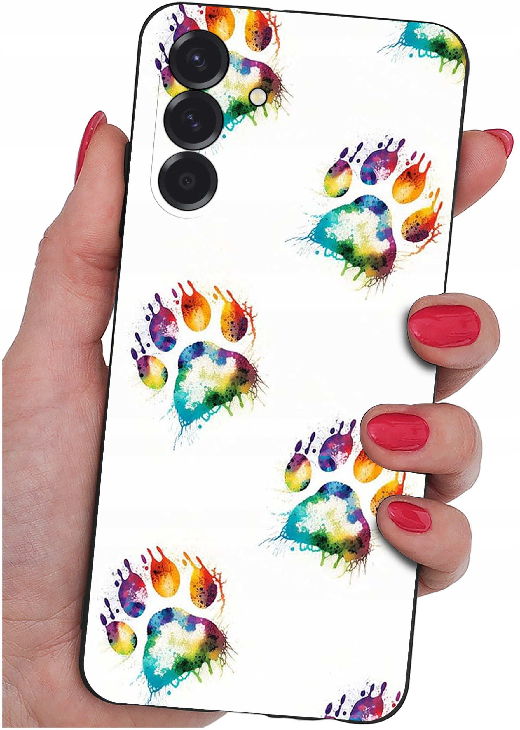 ETUI do Samsung A36 5G | WZORY | SILIKONOWE MATT CASE + SZKŁO 9H