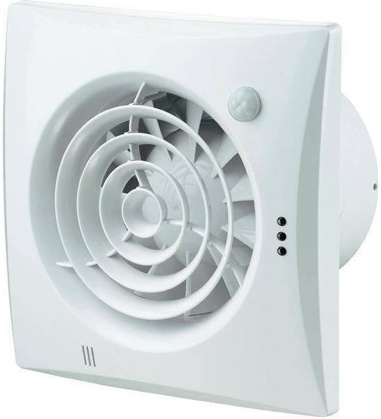 Vents Wentylator osiowy fi 100 230V 7,5W 97m3/h 25dB z timerem i czujnikiem ruchu (100QUIETTP)