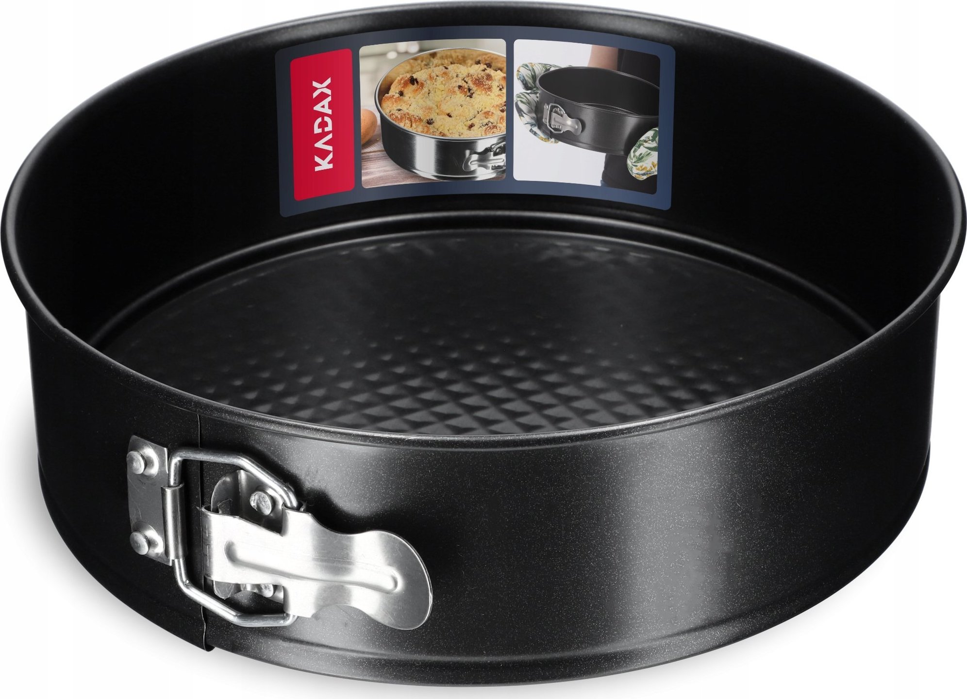 Kadax Tortownica Okrągła Forma Blacha Do Pieczenia 26cm