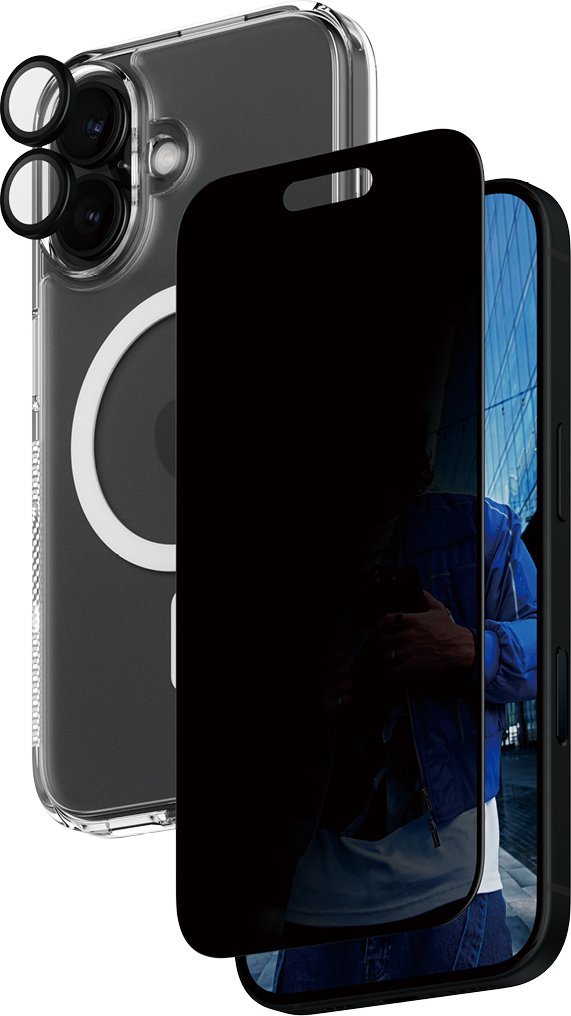 PanzerGlass PanzerGlass 3-in-1 Privacy Protection iPhone '24 6.1"