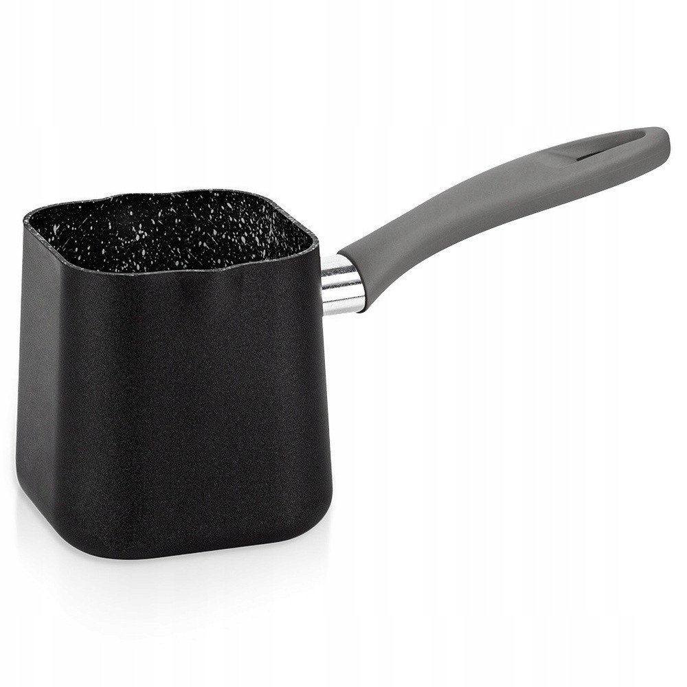 Granitowy Tygielek do Kawy Tureckiej Kwadratowy Nieprzywierający NAVA 550ml