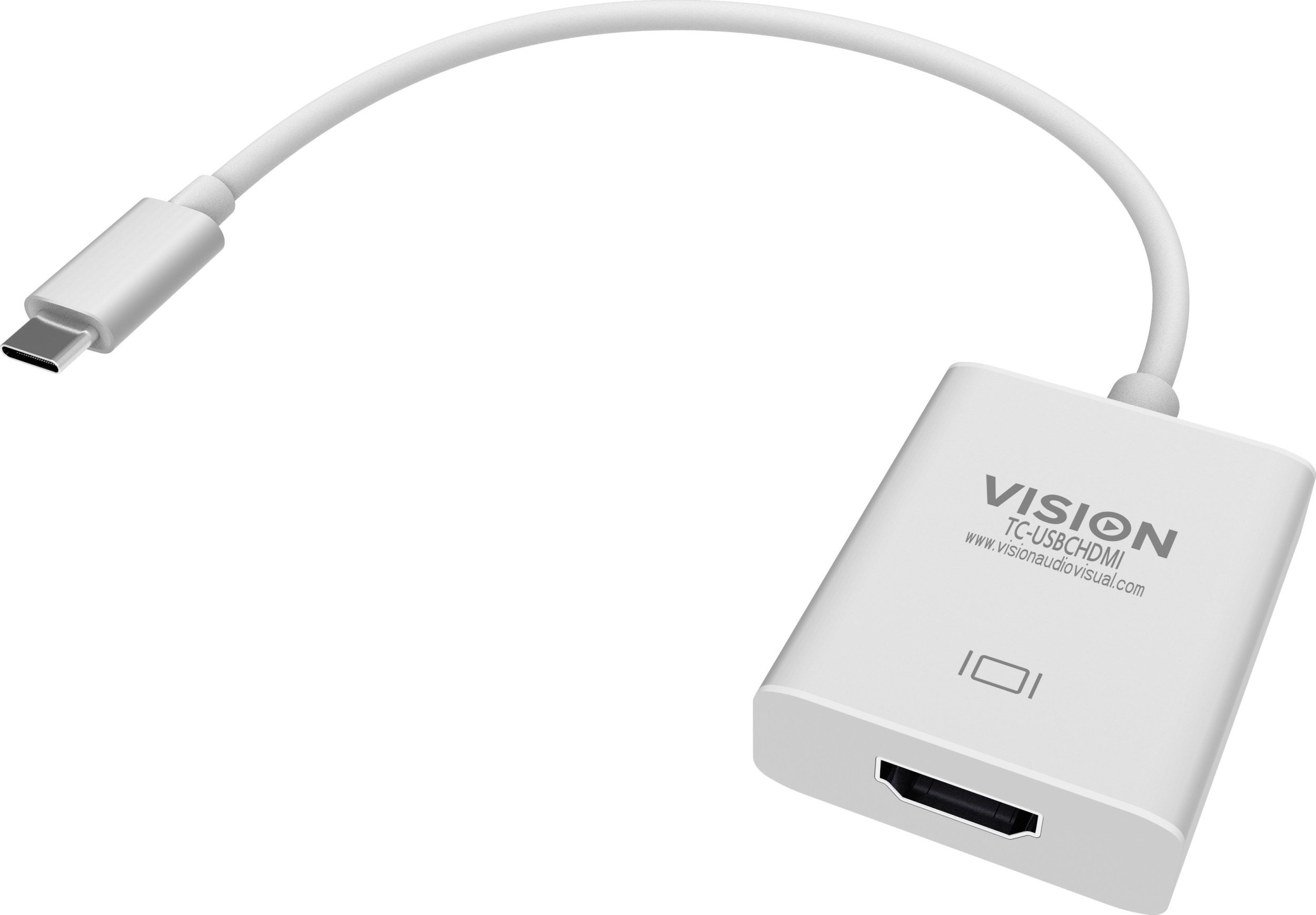 Adapter AV Vision VISION Professional installationstauglicher Adapter USB-C zu HDMI - 30 JAHRE GARANTIE - Lasst sich an USB-C anschliessen und hat ein
